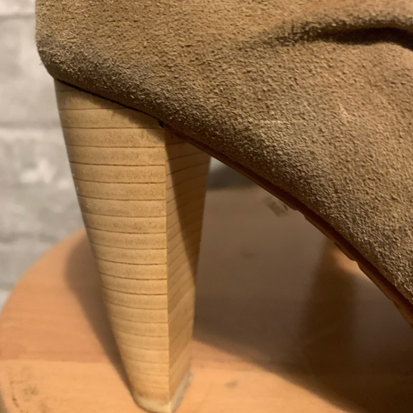 Rudsak boots Suede open toe beige size 6.5 US - Picture 4 of 8